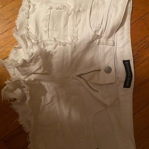 Express white shorts size 12